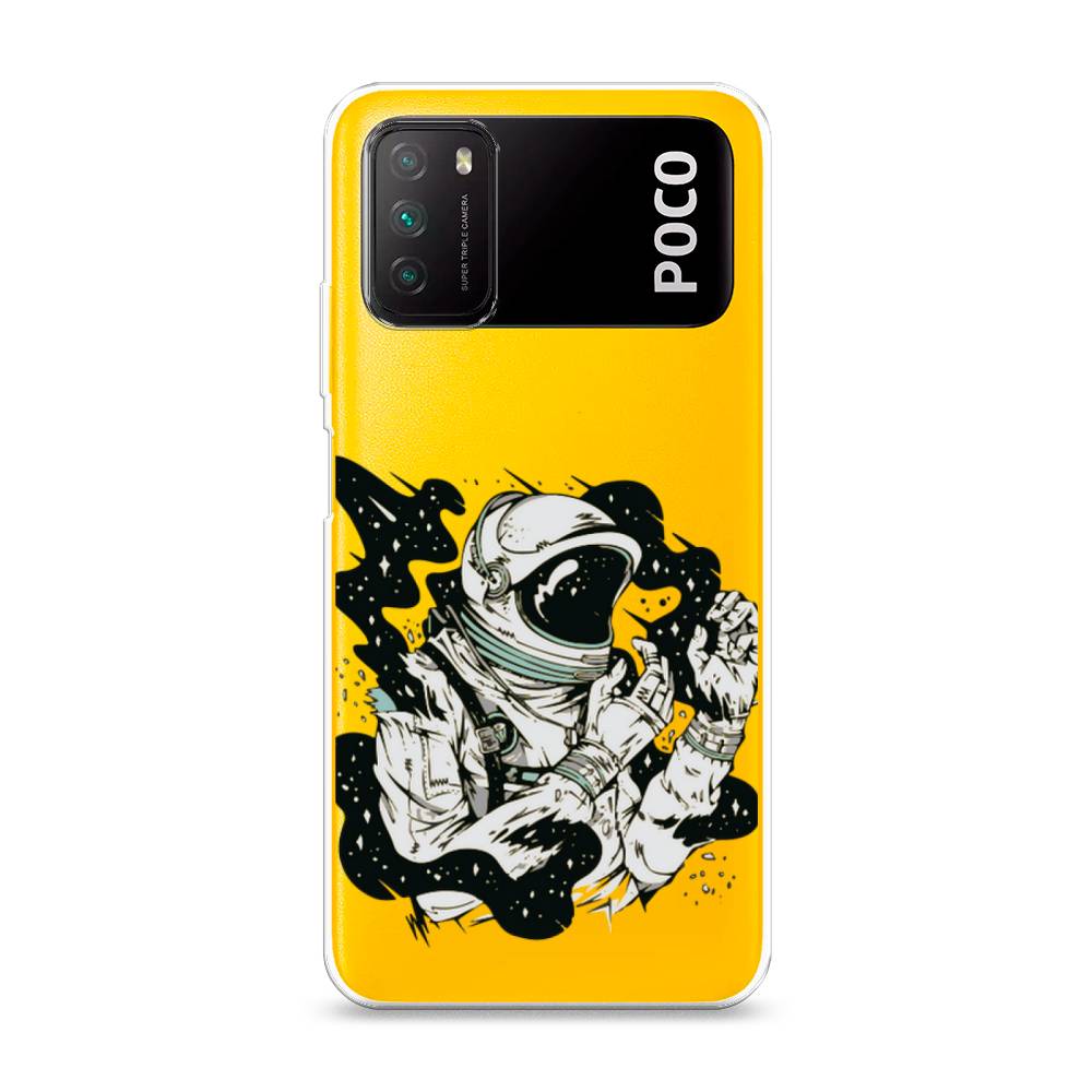 

Чехол Awog на Poco M3 "Космонавт арт", Разноцветный, 39550-7