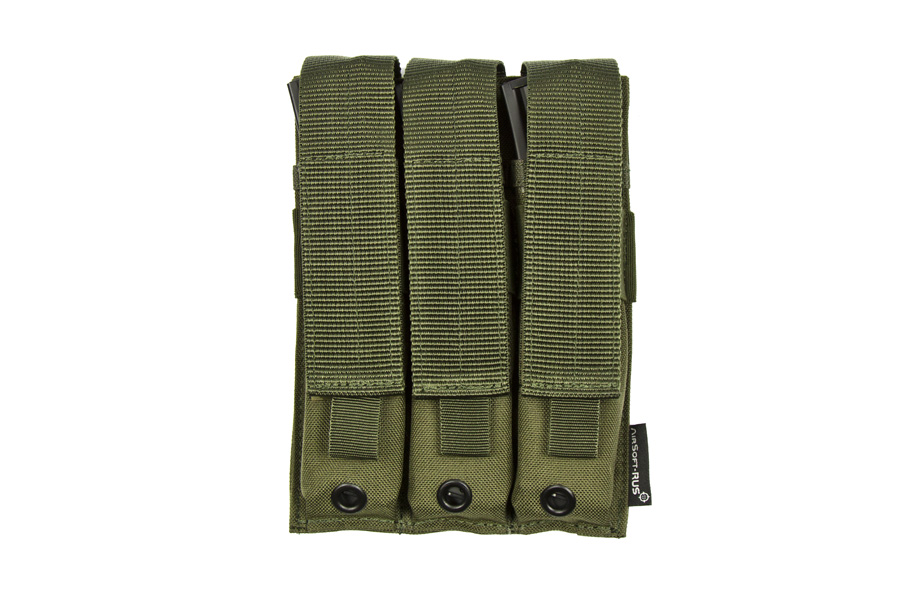 

Подсумок ASR магазинный закрытый под 3 магазина MP-5/ПП-19-01 OD (ASR-PP3-OD)