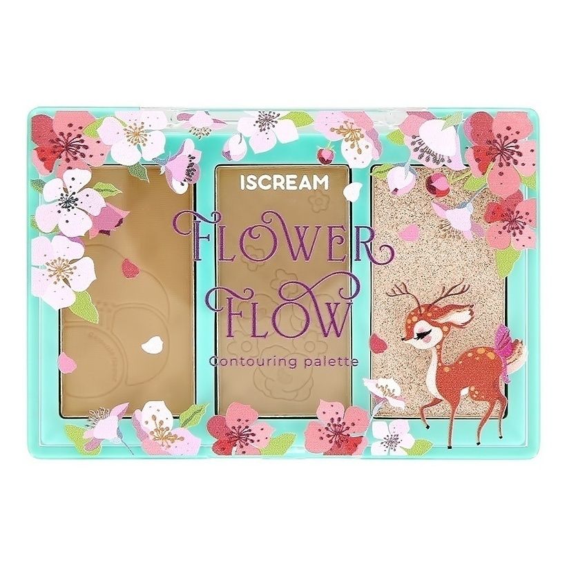 Палетка для скульптурирования Iscream Flower Flow тон 01-03 55 г