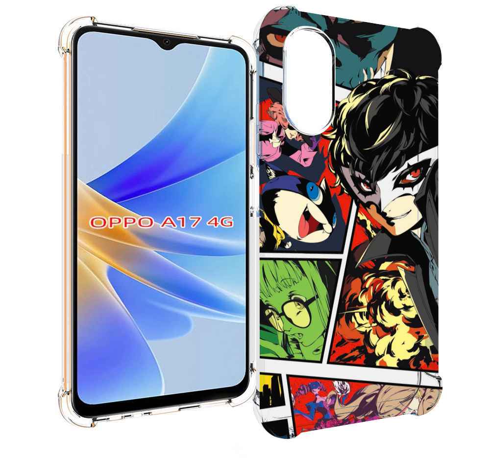 

Чехол MyPads Persona 5 art для OPPO A17, Прозрачный, Tocco