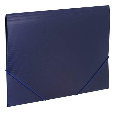 

Папка на резинках Brauberg 221797, 10 штук, Синий