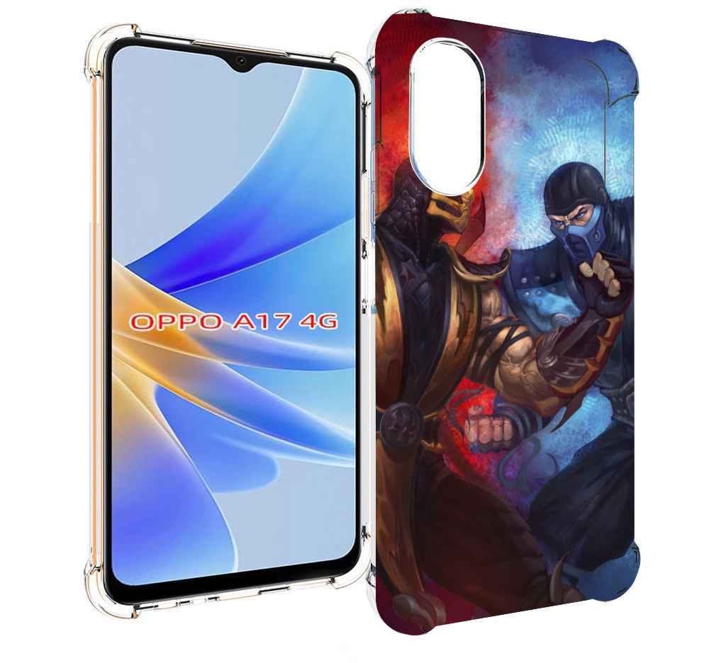 

Чехол MyPads Mortal Kombat art для OPPO A17, Прозрачный, Tocco