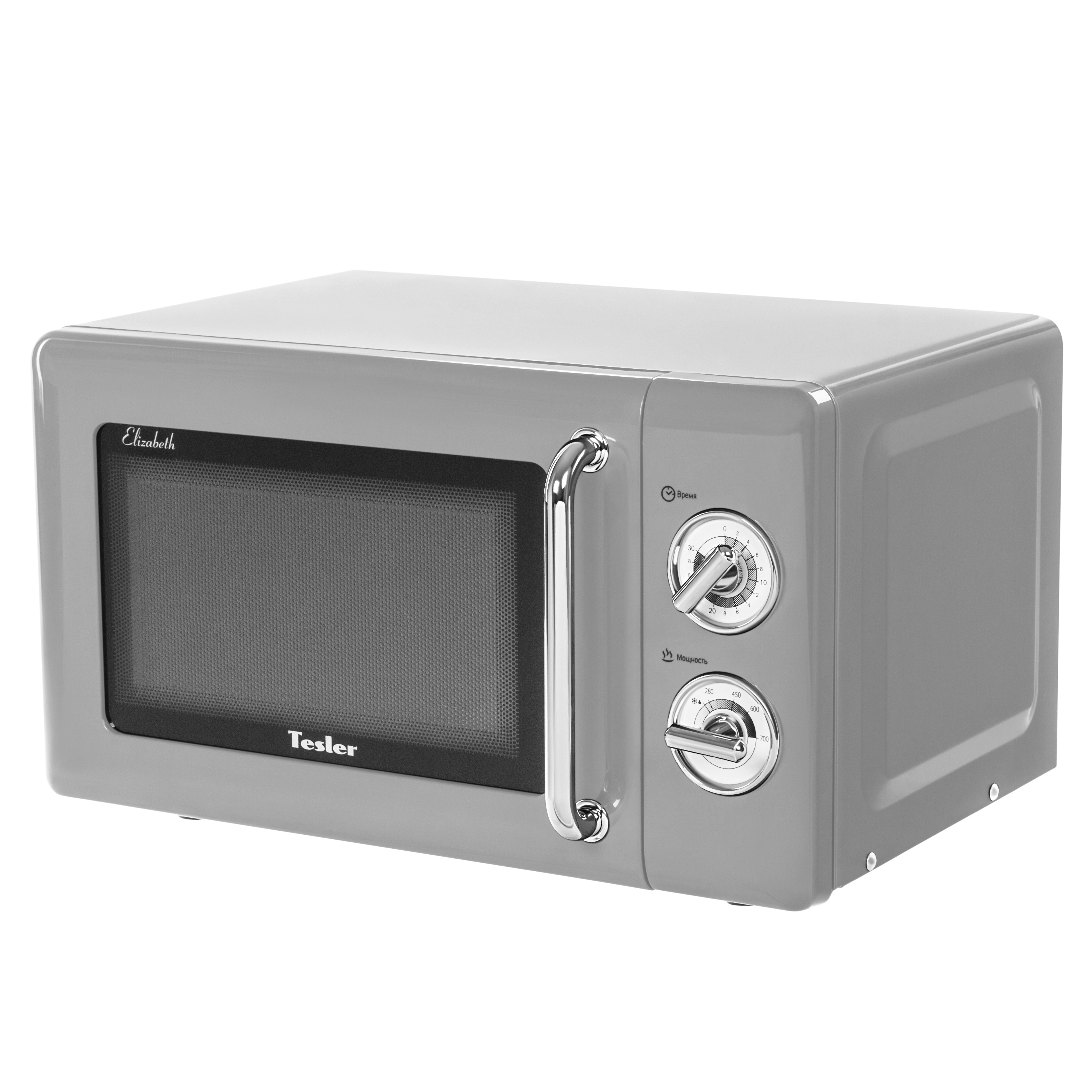 Микроволновая печь соло TESLER MM-2045 серый микроволновая печь соло pioneer mw204m серебристый серый