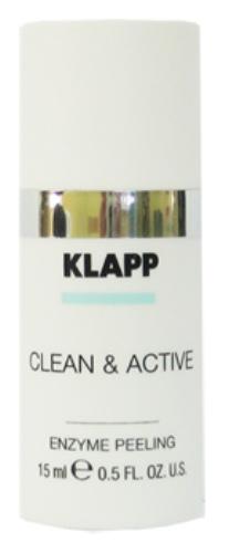 фото Скраб для лица klapp clean&active enzyme scrab 15 мл