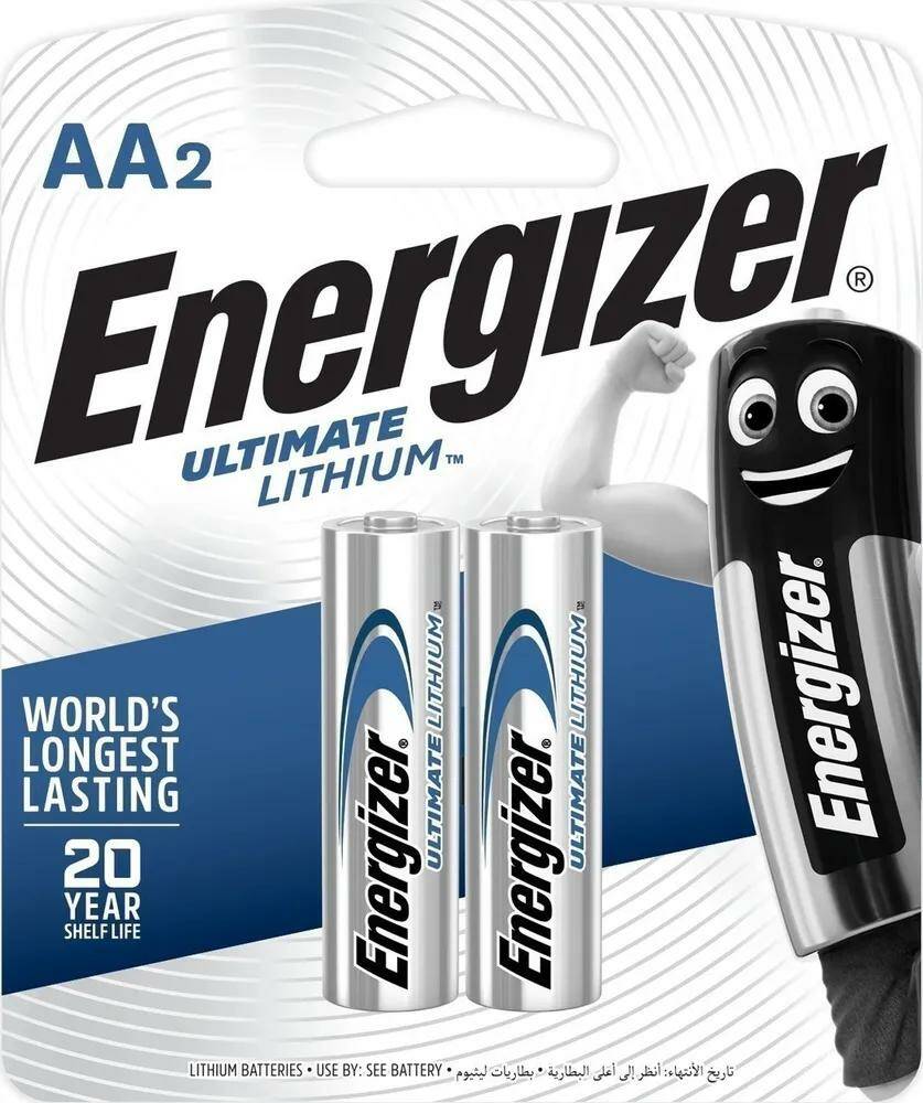 Батарейка Energizer Ultimate Lithium Аа (2шт) 2636 Шт Energizer арт. E301535201