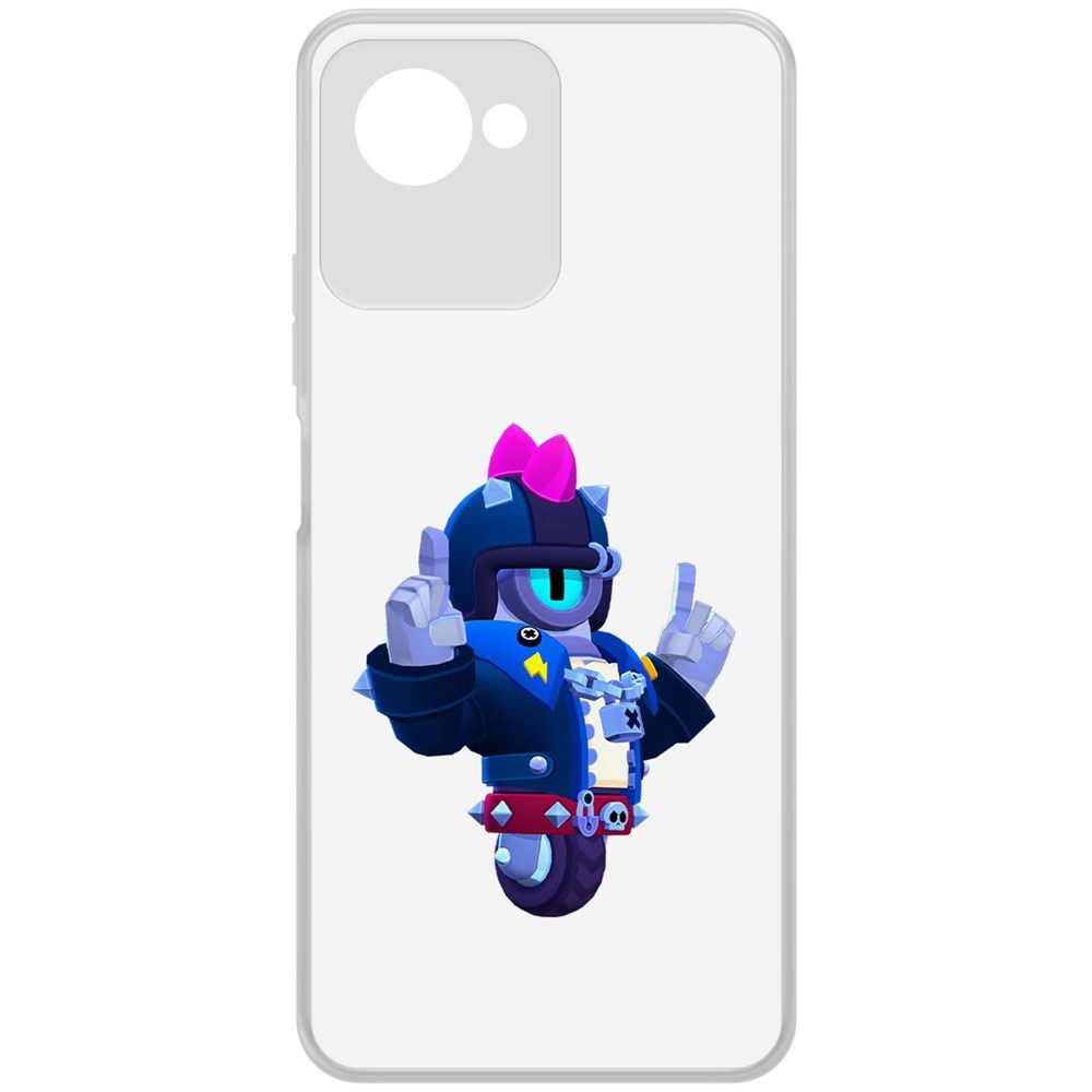 Чехол-накладка Brawl Stars-Дикий Сту для Realme C30s