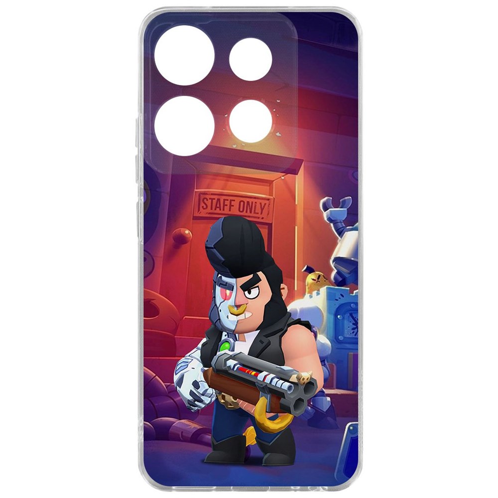 

Чехол-накладка Brawl Stars-Б-800 для TECNO Spark Go 2023, Прозрачный