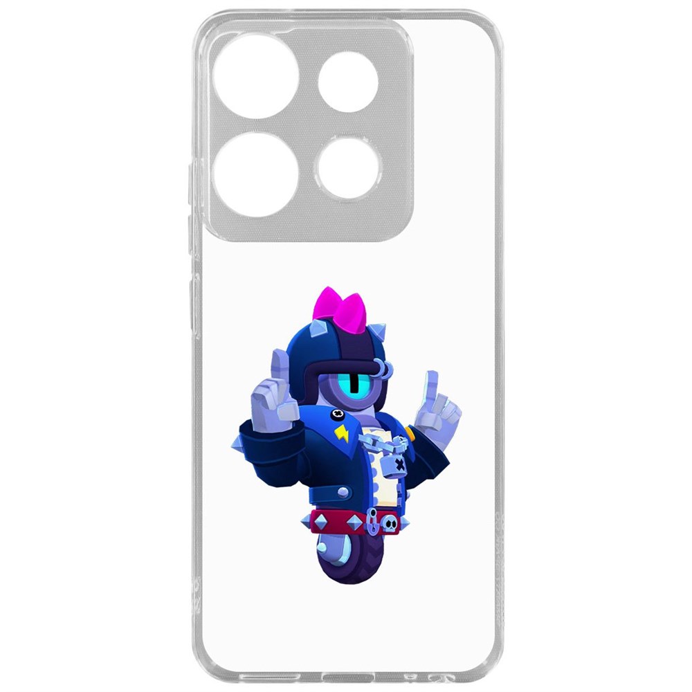 Чехол-накладка Brawl Stars-Дикий Сту для TECNO Spark Go 2023