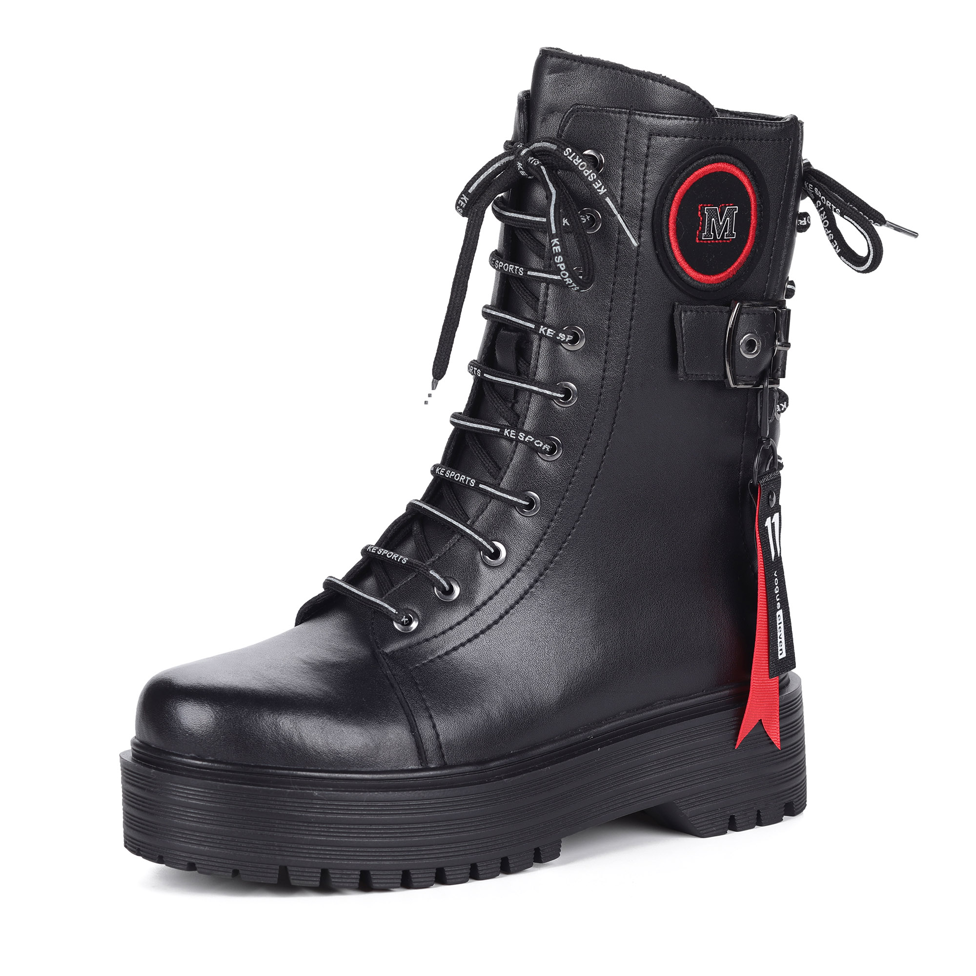 

Ботинки женские Respect D1022-6137-1 черные 37 RU, D1022-6137-1