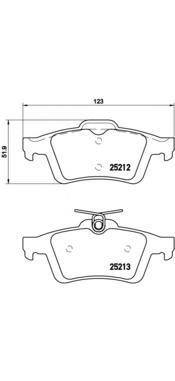 

Колодки тормозные дисковые передн./задн. FORD C-MAX II (DXA/CB7 DXA/CEU) 12/10-> / FORD C