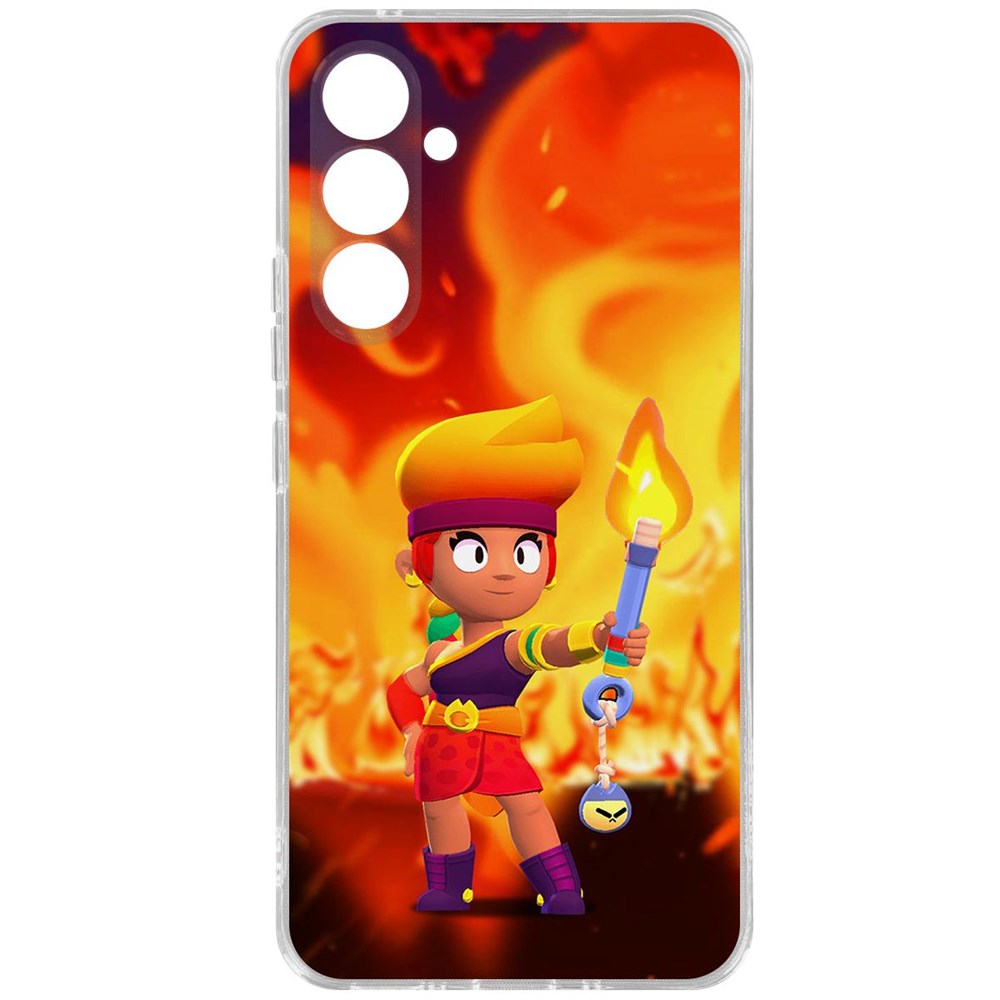 

Чехол-накладка Brawl Stars-Амбер для Samsung Galaxy A54 5G, Прозрачный