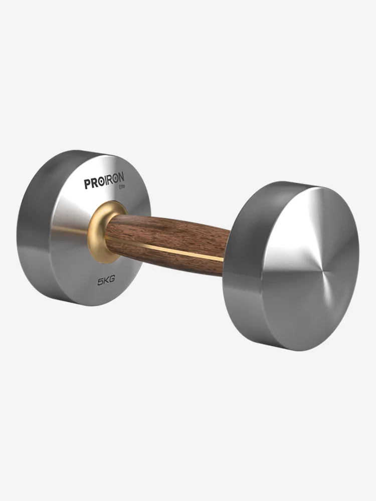 

Гантель PROIRON 5 кг сталь и орех, PRO-SO