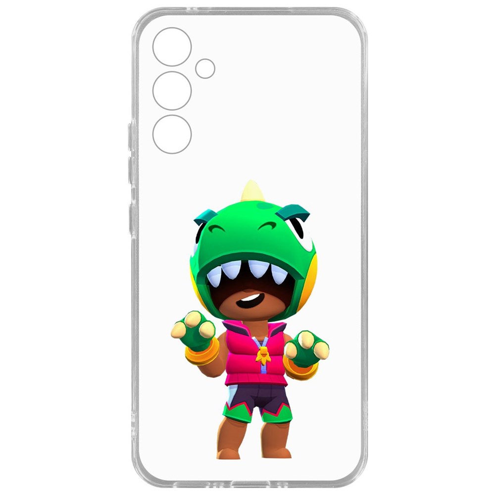 

Чехол-накладка Brawl Stars-Дино Леон для Samsung Galaxy A34 5G, Прозрачный