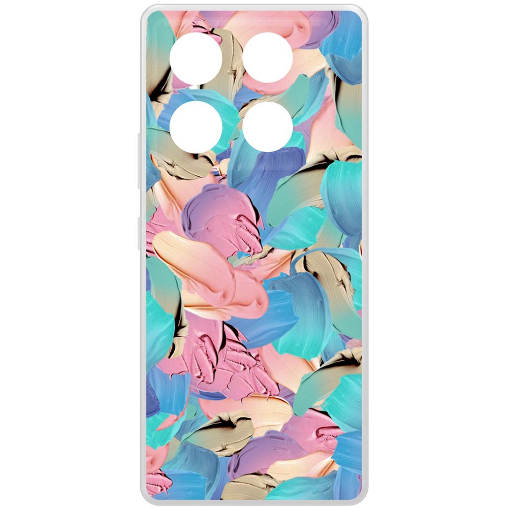 

Чехол-накладка Krutoff Clear Case Абстракт краска для INFINIX GT 20 Pro, Прозрачный