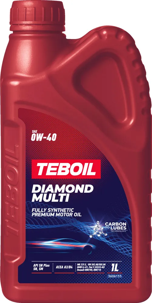 

Масло моторное TEBOIL Diamond Multi 0W-40 1л. 3602087