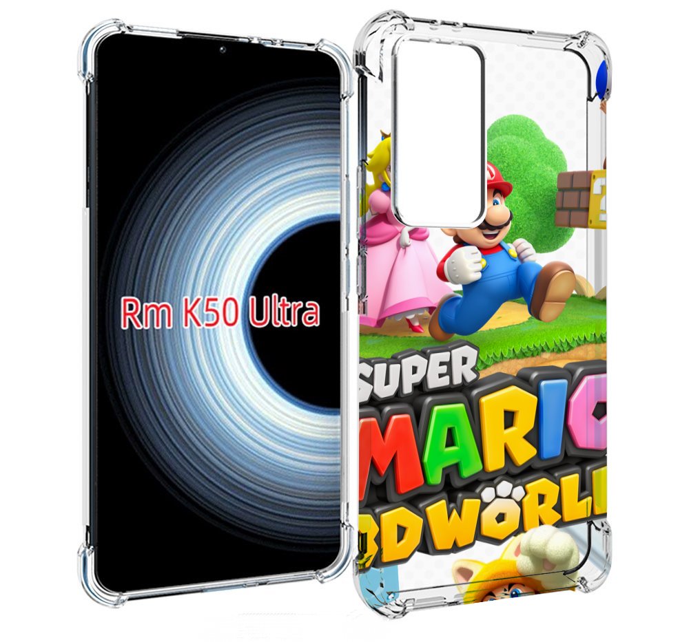 

Чехол Mypads Super Mario 3D World Для Xiaomi 12T/Redmi K50 Ultra, Прозрачный, Tocco