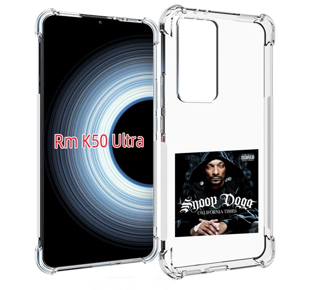 

Чехол Mypads Snoop Dogg California Times Для Xiaomi 12T/Redmi K50 Ultra, Прозрачный, Tocco