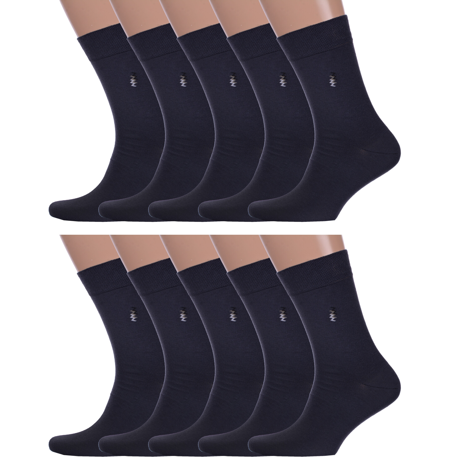 Комплект носков мужских Брестский чулочный комбинат 10-14с2122 серых 27, 10 пар