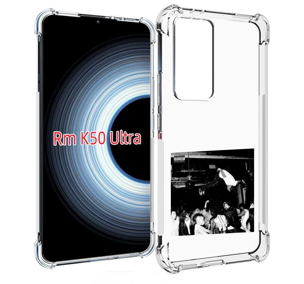 

Чехол Mypads Playboi Carti - Die Lit Для Xiaomi 12T/Redmi K50 Ultra, Прозрачный, Tocco