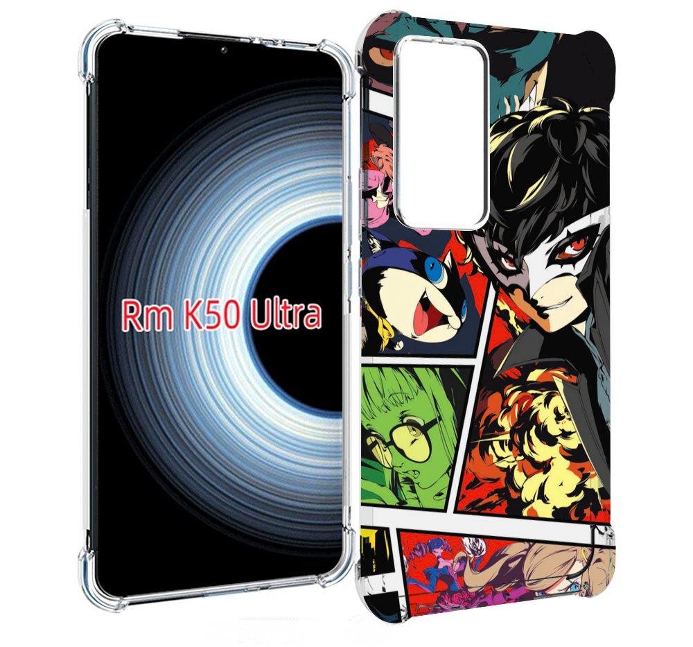 

Чехол Mypads Persona 5 Art Для Xiaomi 12T/Redmi K50 Ultra, Прозрачный, Tocco