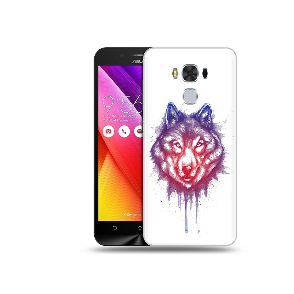 Чехол MyPads Tocco для Asus ZenFone 3 пушистый волк (PT49951.654.561)