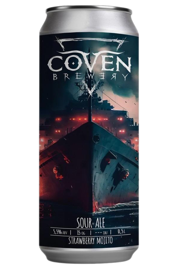 

Ковен Андер Блэк Флагс / Coven Under Black Flags ж/б (0,5 л.), Красное