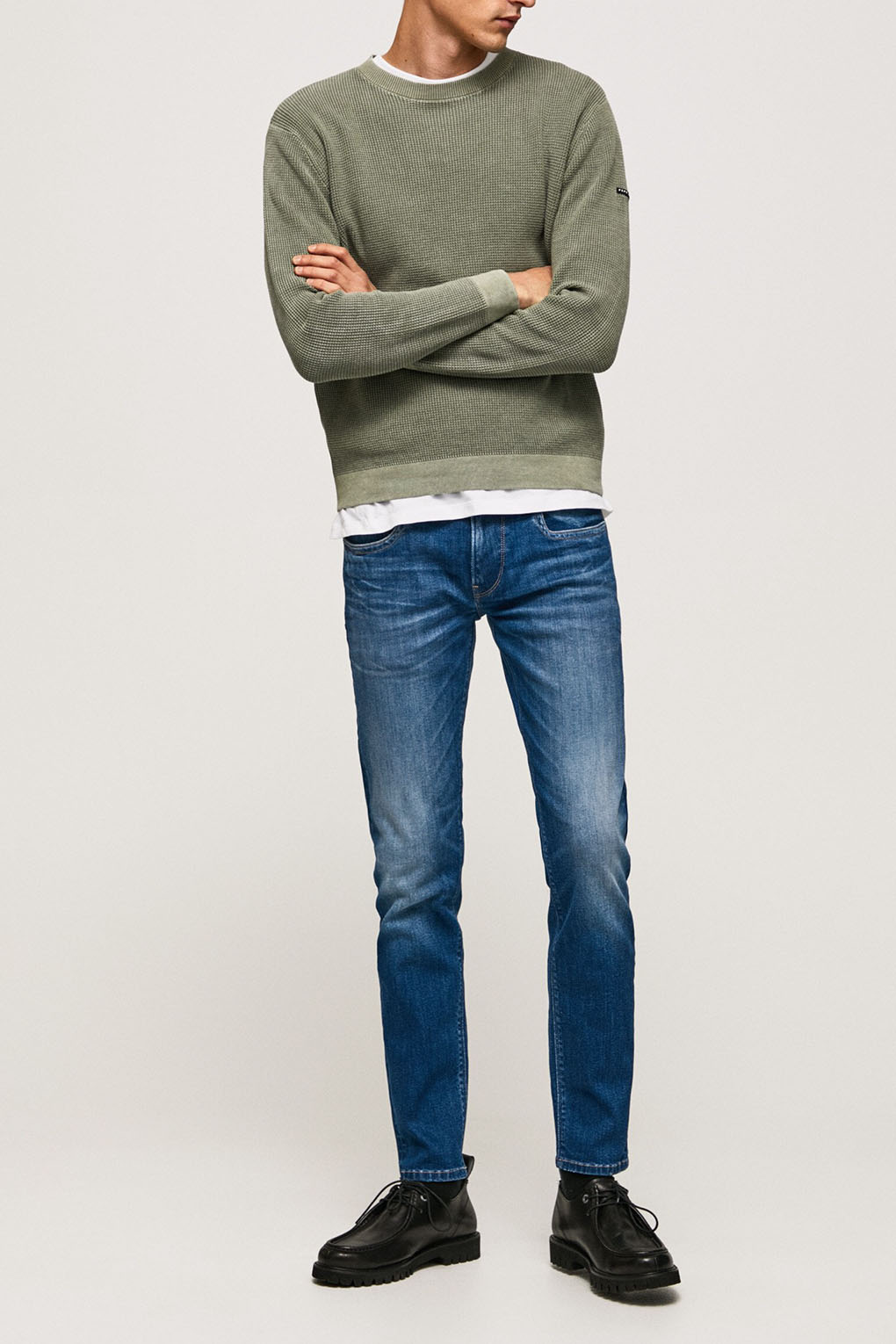 

Джинсы мужские Pepe Jeans PM206322DN6 синие 33/34, Синий, PM206322DN6