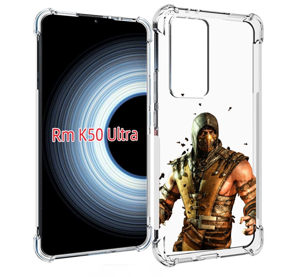 

Чехол MyPads Mortal Kombat scorpion для Xiaomi 12T / Redmi K50 Ultra, Прозрачный, Tocco