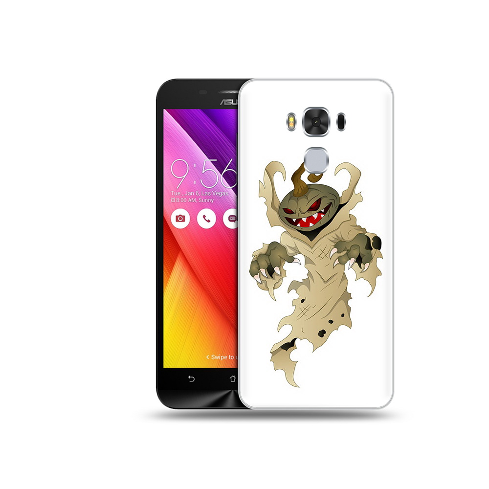 Чехол MyPads Tocco для Asus ZenFone 3 призрак хэллоуина (PT49951.654.555)