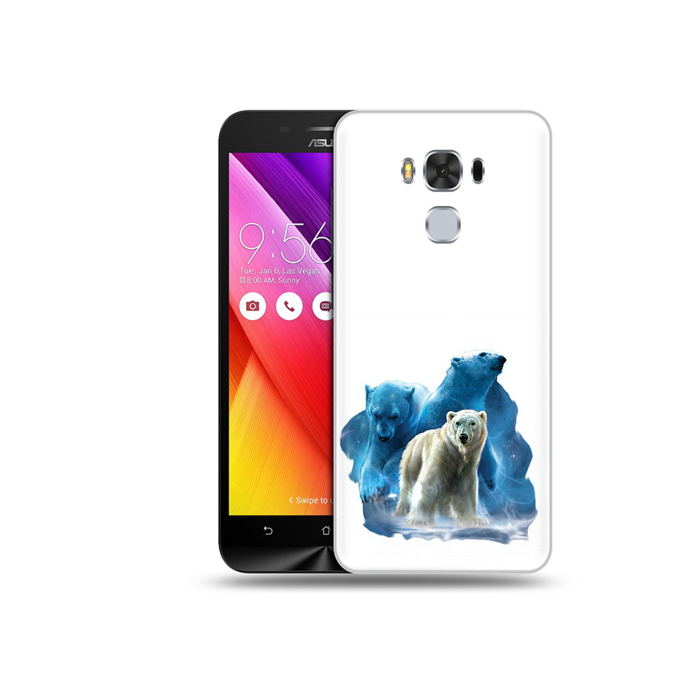 Чехол MyPads Tocco для Asus ZenFone 3 полярный медведь (PT49951.654.549)