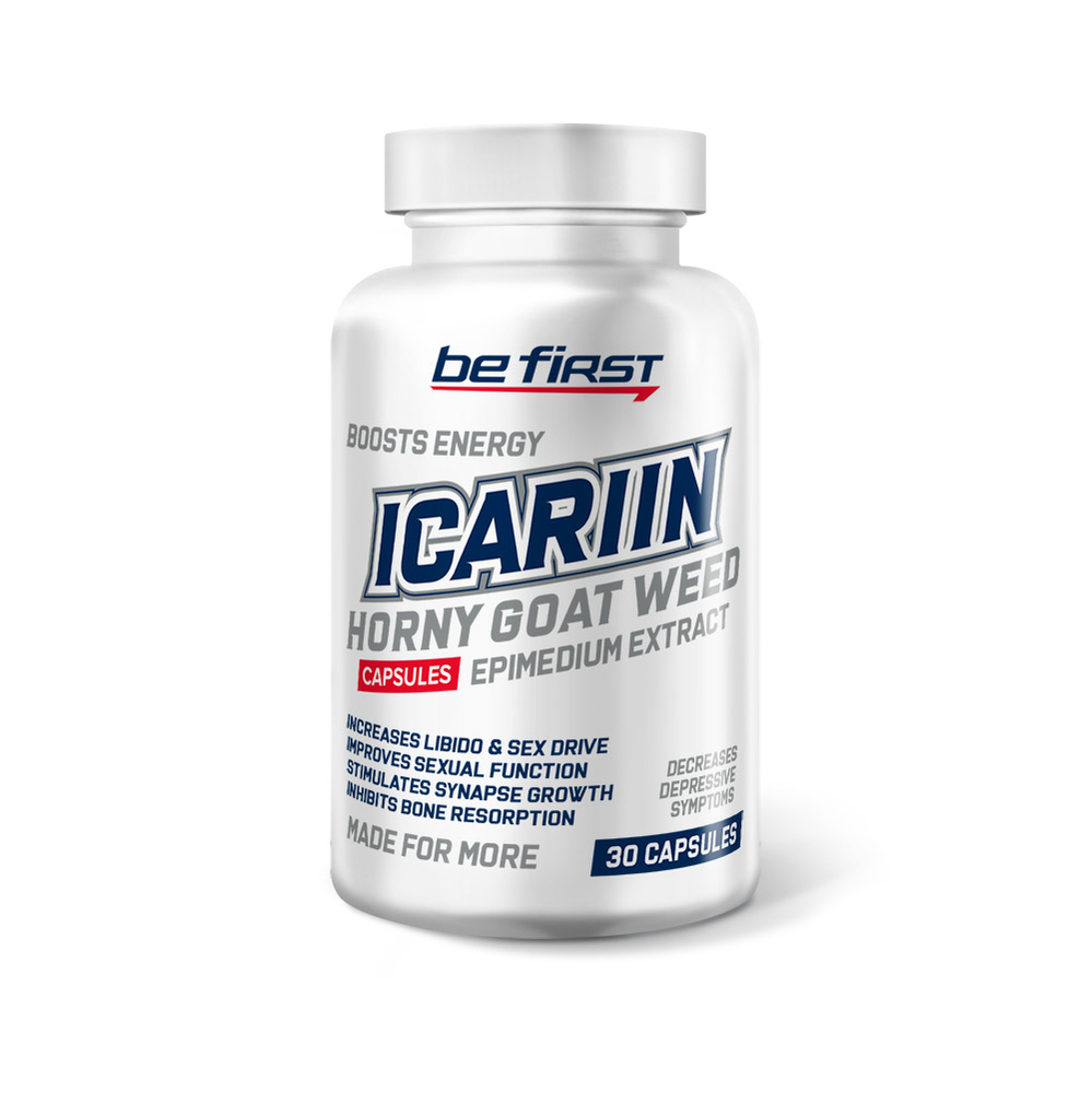 Be First Icariin (Horny Goat Weed), 30 капсул