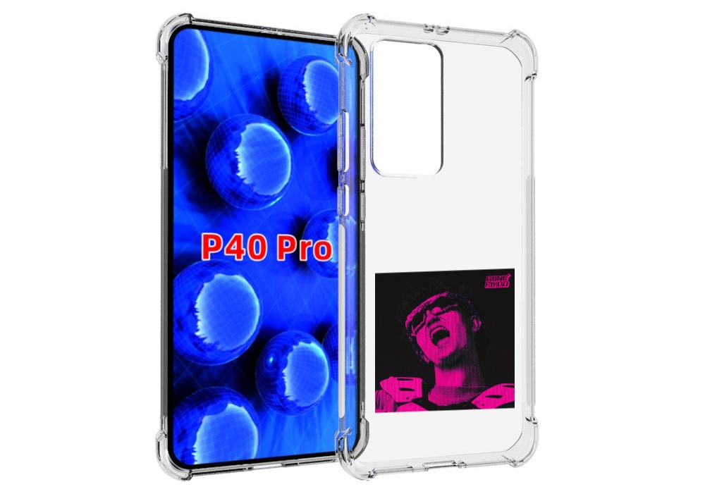 

Чехол MyPads Digital Fantazy GONE для Huawei P40 Pro противоударный, Прозрачный, Tocco