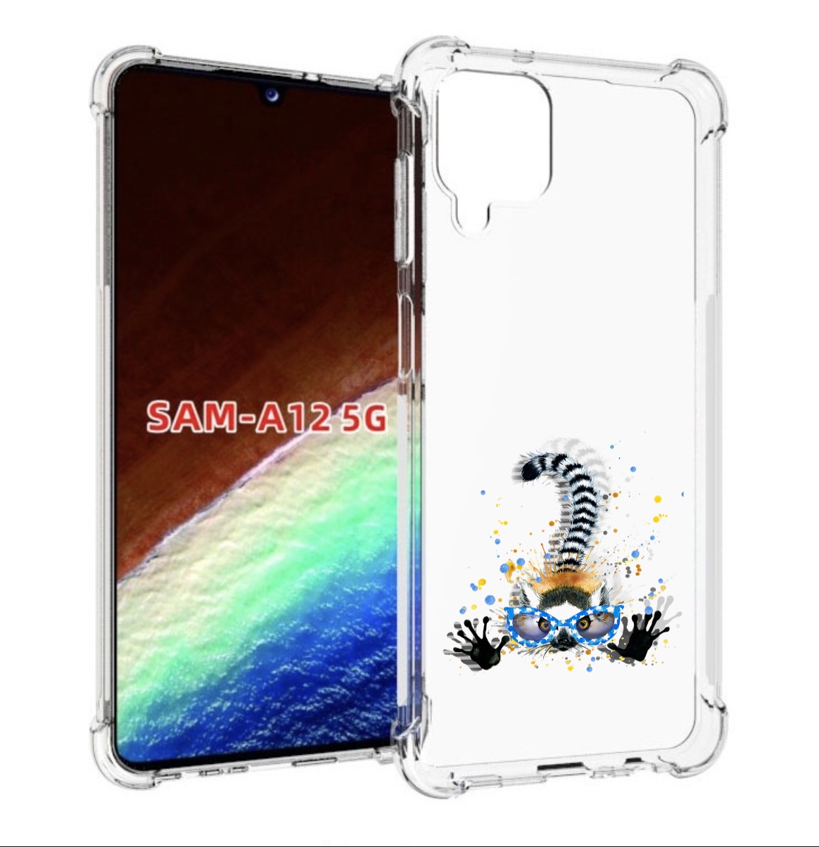

Чехол MyPads лямур для Samsung Galaxy A12 (SM-A125F) 2020/21/A12 Nacho SM-A127F, Прозрачный, Tocco