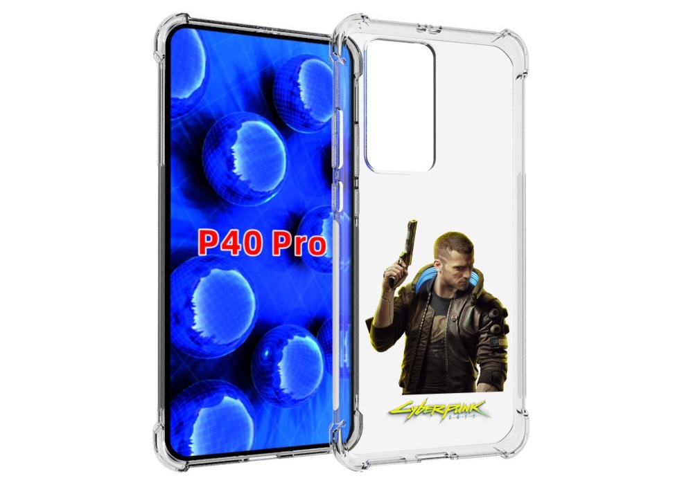 

Чехол MyPads Cyberpunk-2077 для Huawei P40 Pro противоударный, Прозрачный, Tocco