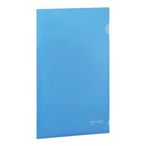 

Папка-уголок Brauberg 221642, 15 штук, Синий