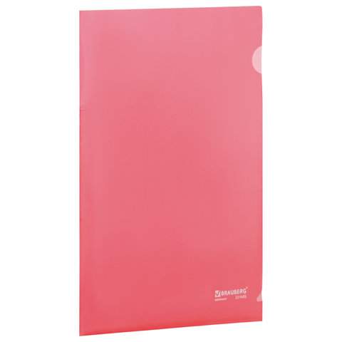 

Папка-уголок Brauberg 221640, 15 штук, Красный