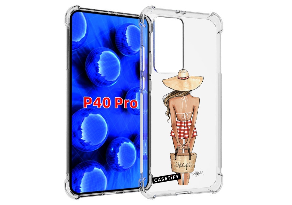 Чехол Mypads Casetify Женский Для Huawei P40 Pro Противоударный