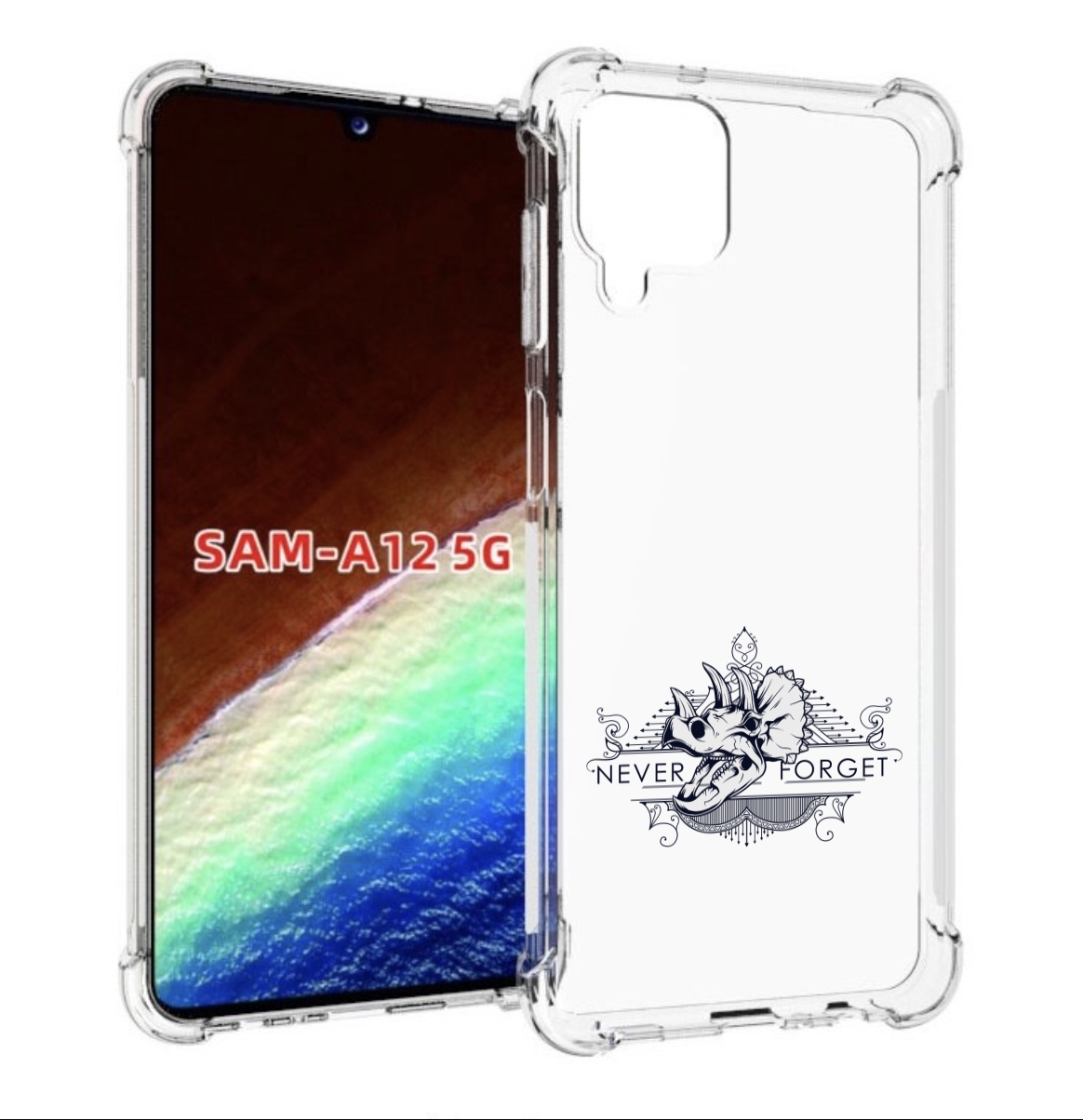 

Чехол MyPads логотип носорога никогда не забуду для Samsung Galaxy A12 (SM-A125F) 2020, Прозрачный, Tocco