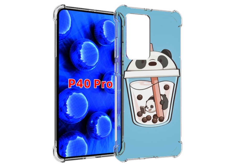 

Чехол MyPads Bubble tea для Huawei P40 Pro противоударный, Прозрачный, Tocco
