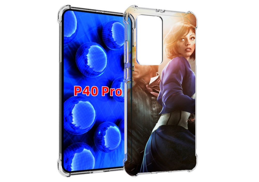 

Чехол MyPads Bioshock Infinite для Huawei P40 Pro противоударный, Прозрачный, Tocco