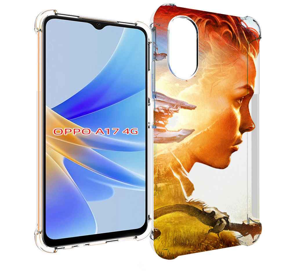 

Чехол MyPads Horizon Zero Dawn art для OPPO A17, Прозрачный, Tocco