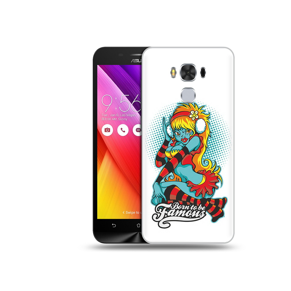 

Чехол MyPads Tocco для Asus ZenFone 3 нарисованная девушка в наушниках (PT49951.654.498), Прозрачный, Tocco
