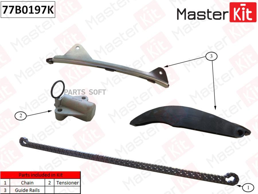 

Комплект Цепи Грм MasterKit арт. 77B0197K