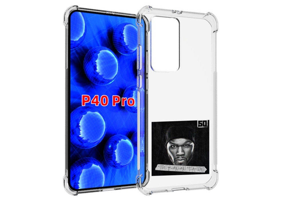 Чехол MyPads 50 Cent - The Kanan Tape для Huawei P40 Pro противоударный