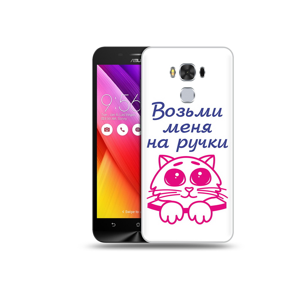

Чехол MyPads Tocco для Asus ZenFone 3 мяу (PT49951.654.491), Прозрачный, Tocco