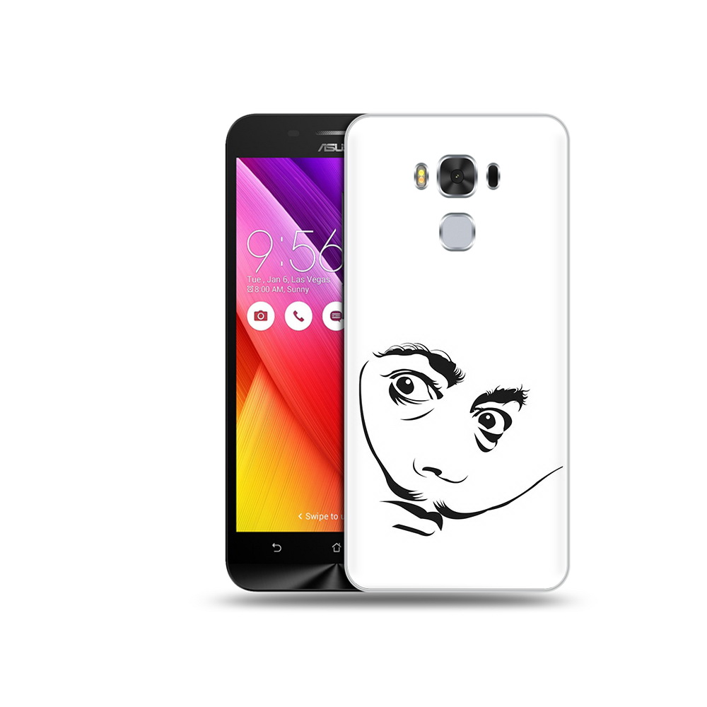Чехол MyPads Tocco для Asus ZenFone 3 мужчина с длинными усами (PT49951.654.487)