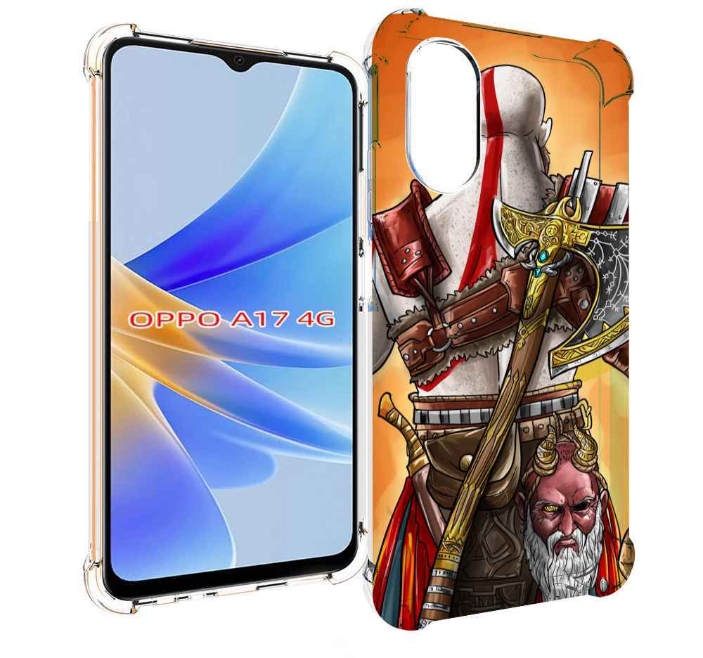 

Чехол MyPads God of War для OPPO A17, Прозрачный, Tocco