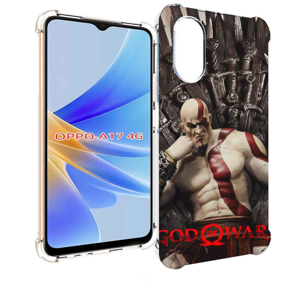 

Чехол MyPads God of War Кратос для OPPO A17, Прозрачный, Tocco