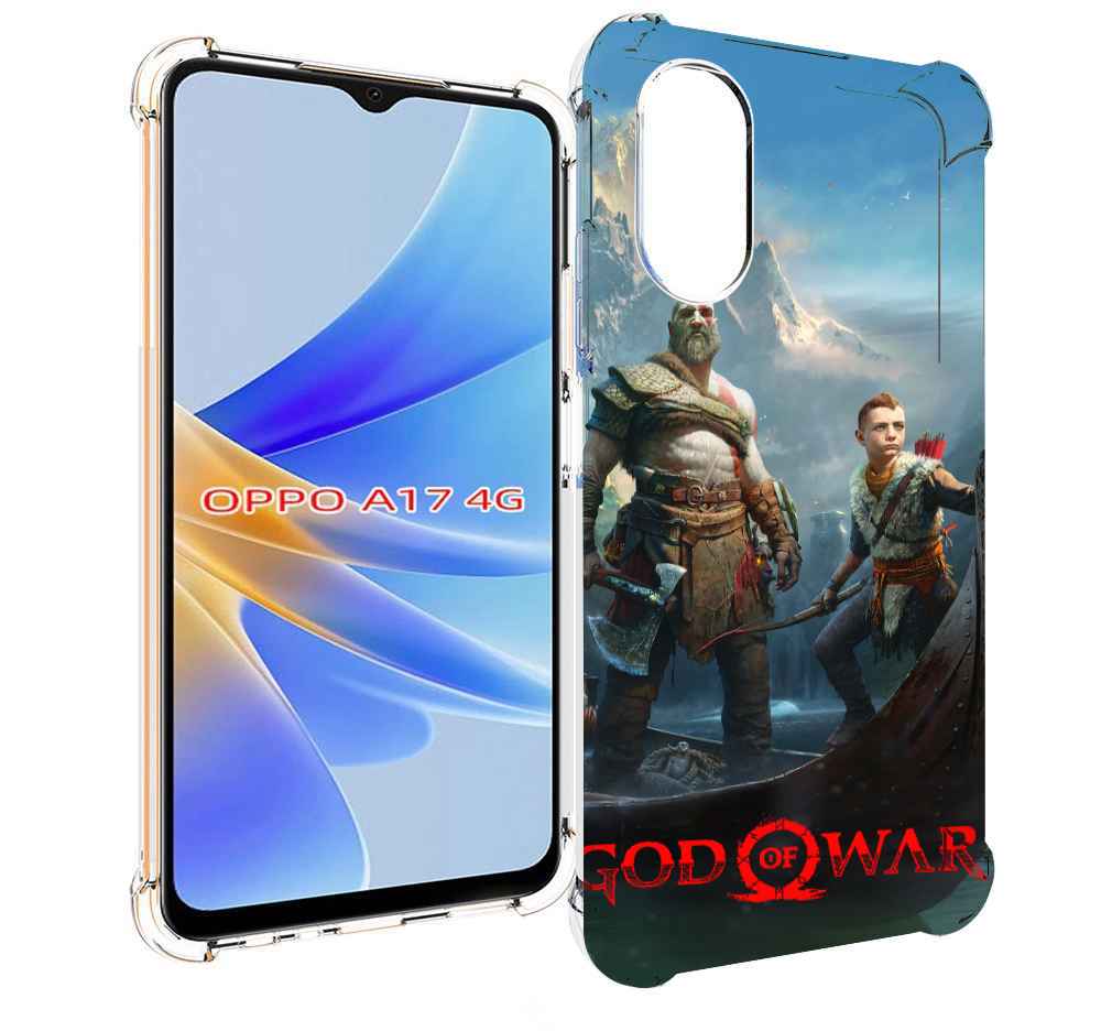 

Чехол MyPads God Of War Кратос Атрей для OPPO A17, Прозрачный, Tocco