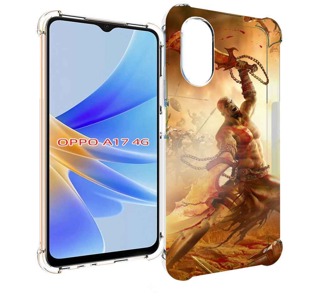 

Чехол MyPads God Of War III для OPPO A17, Прозрачный, Tocco